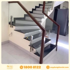 Cầu thang kính cường lực CTKCL10