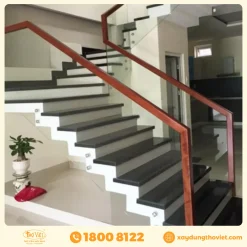 Cầu thang kính cường lực CTKCL2