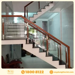 Cầu thang kính cường lực CTKCL3