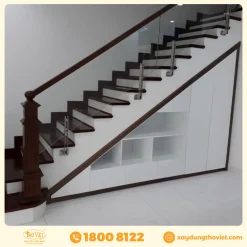 Cầu thang kính cường lực CTKCL7