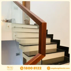 Cầu thang kính cường lực CTKCL9