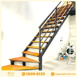 Cầu thang sắt gác lửng CTSGL6
