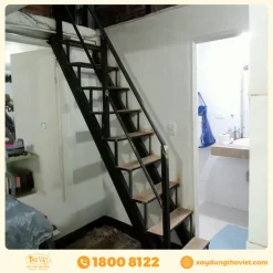 Cầu thang sắt gác lửng CTSGL9