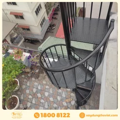 Cầu thang sắt ngoài trời CTSNT2