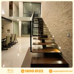 Cầu thang sắt xương cá CTSXC9