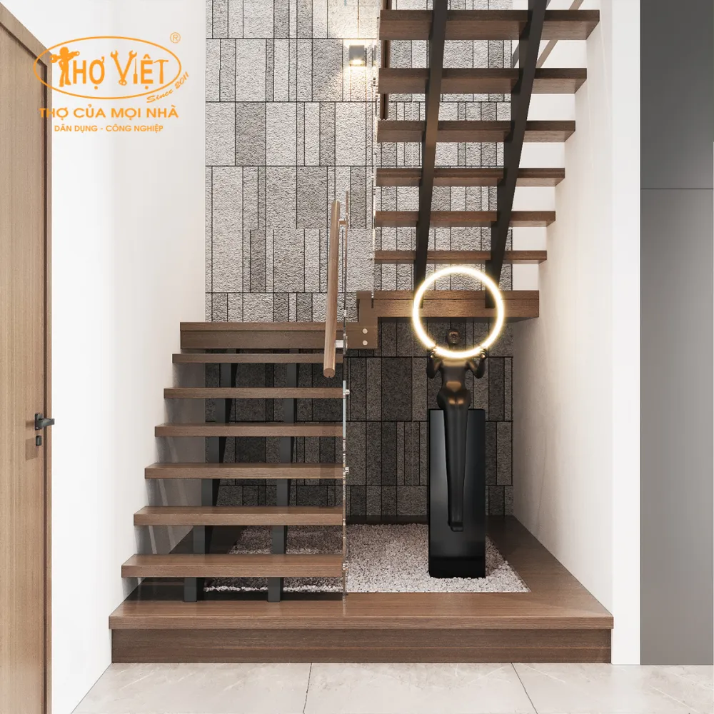 Cầu thang sắt xương cá ctsxc9