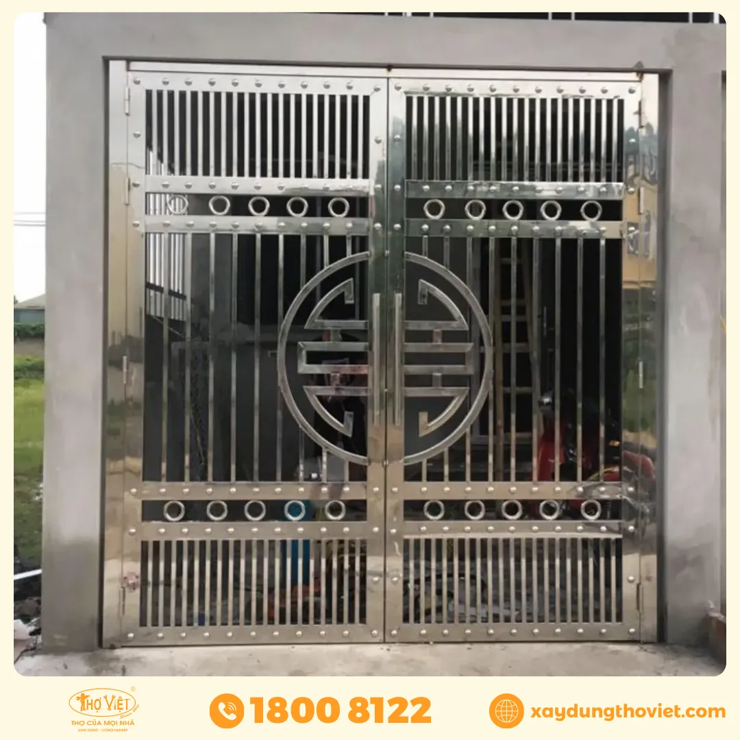 Cửa inox 2 cánh CIN2C3