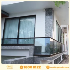 Lan can kính cường lực LCKCL4