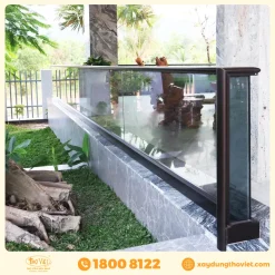 Lan can kính cường lực LCKCL4