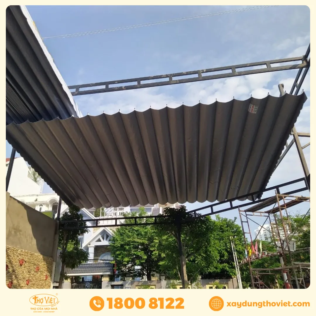 Mái che bạt kéo MCBK4