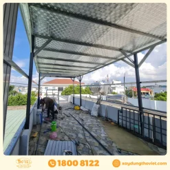 Mái che sân thượng MCST1