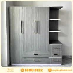 Tủ nhôm quần áo TNQA4