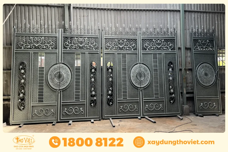 Đơn vị nào uy tín lắp cửa cổng sắt CNC?
