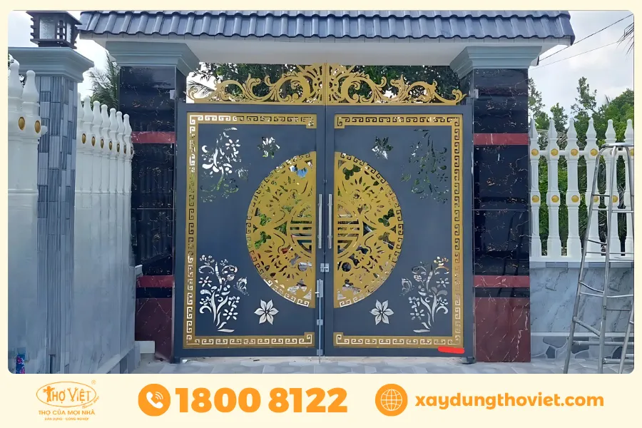 Giới thiệu dịch vụ thi công cửa sắt CNC