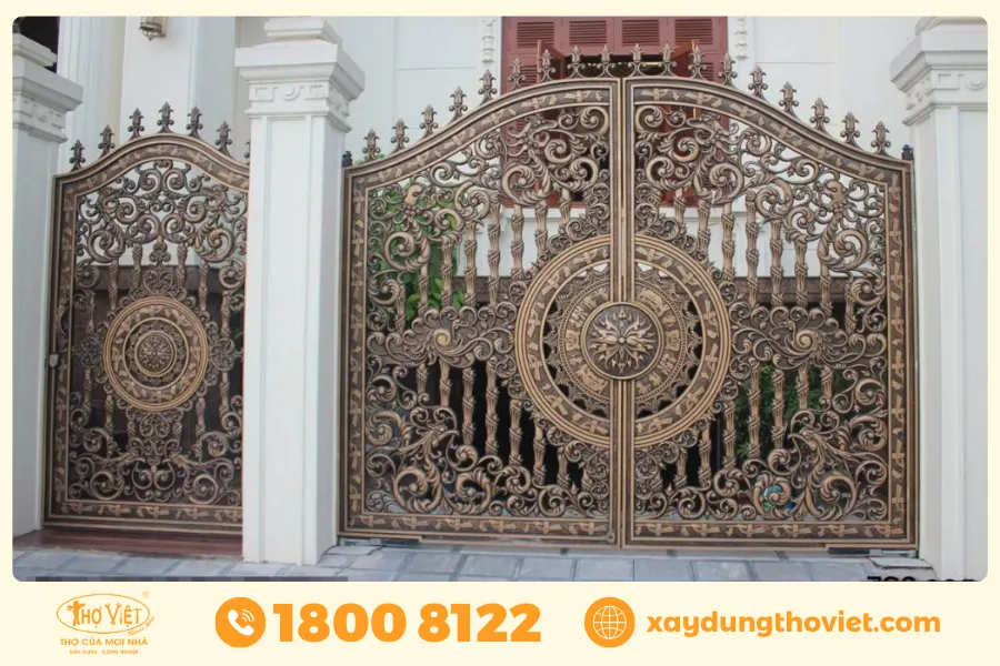 Mẫu cửa cổng sắt CNC có bị trùng lặp với nhà khác không?