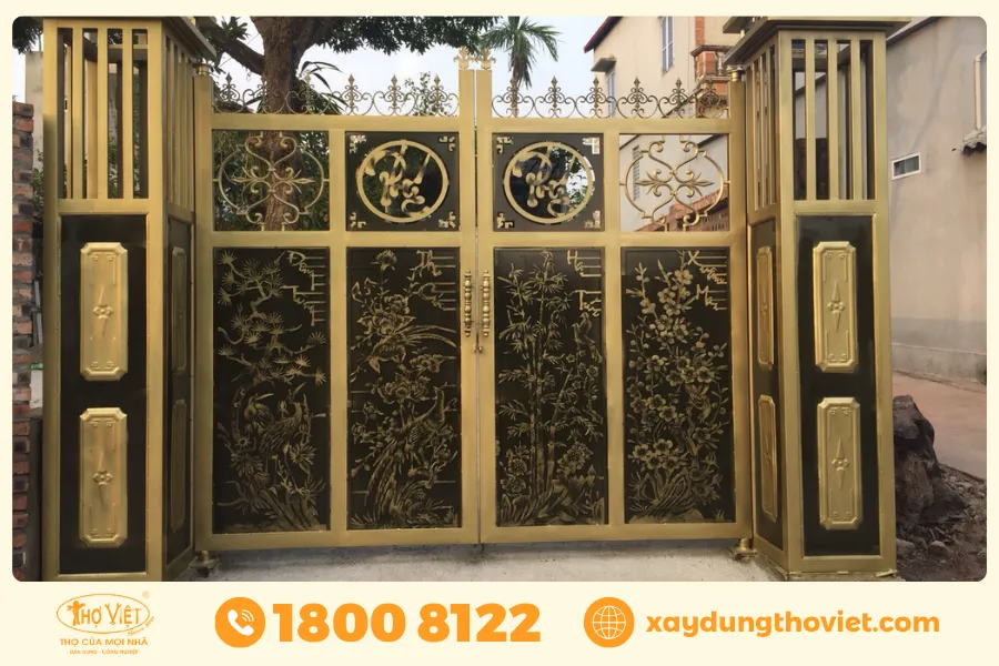 Cửa cổng sắt CNC có bị cong vênh khi nắng nóng không?