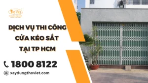 Dịch vụ thi công cửa sắt kéo uy tín tại TP.HCM & Các tỉnh lân cận