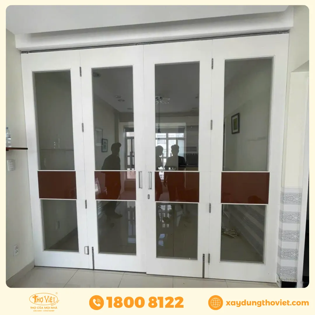 mẫu cửa nhôm 4 cánh đẹp nhất