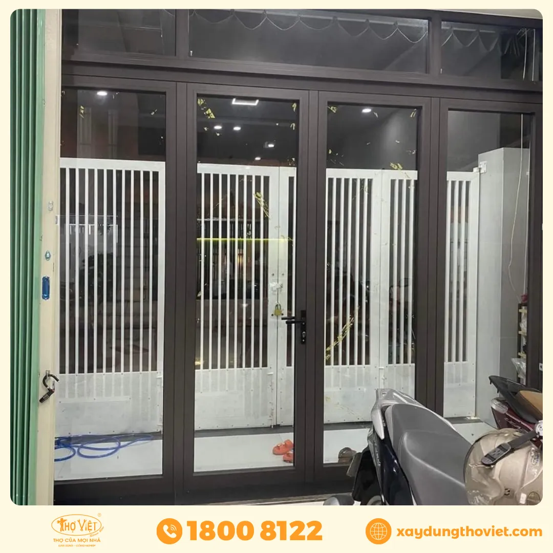 mẫu cửa nhôm 4 cánh đẹp nhất