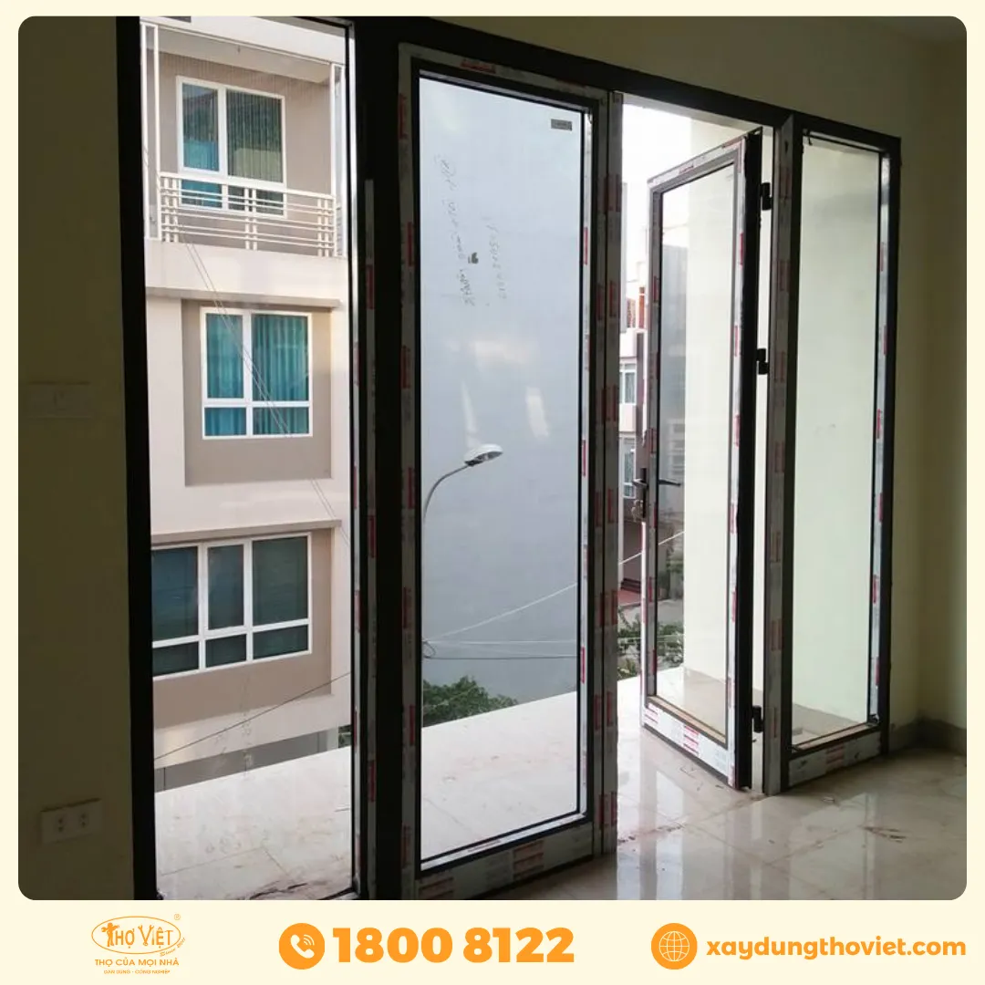 mẫu cửa nhôm 4 cánh đẹp nhất