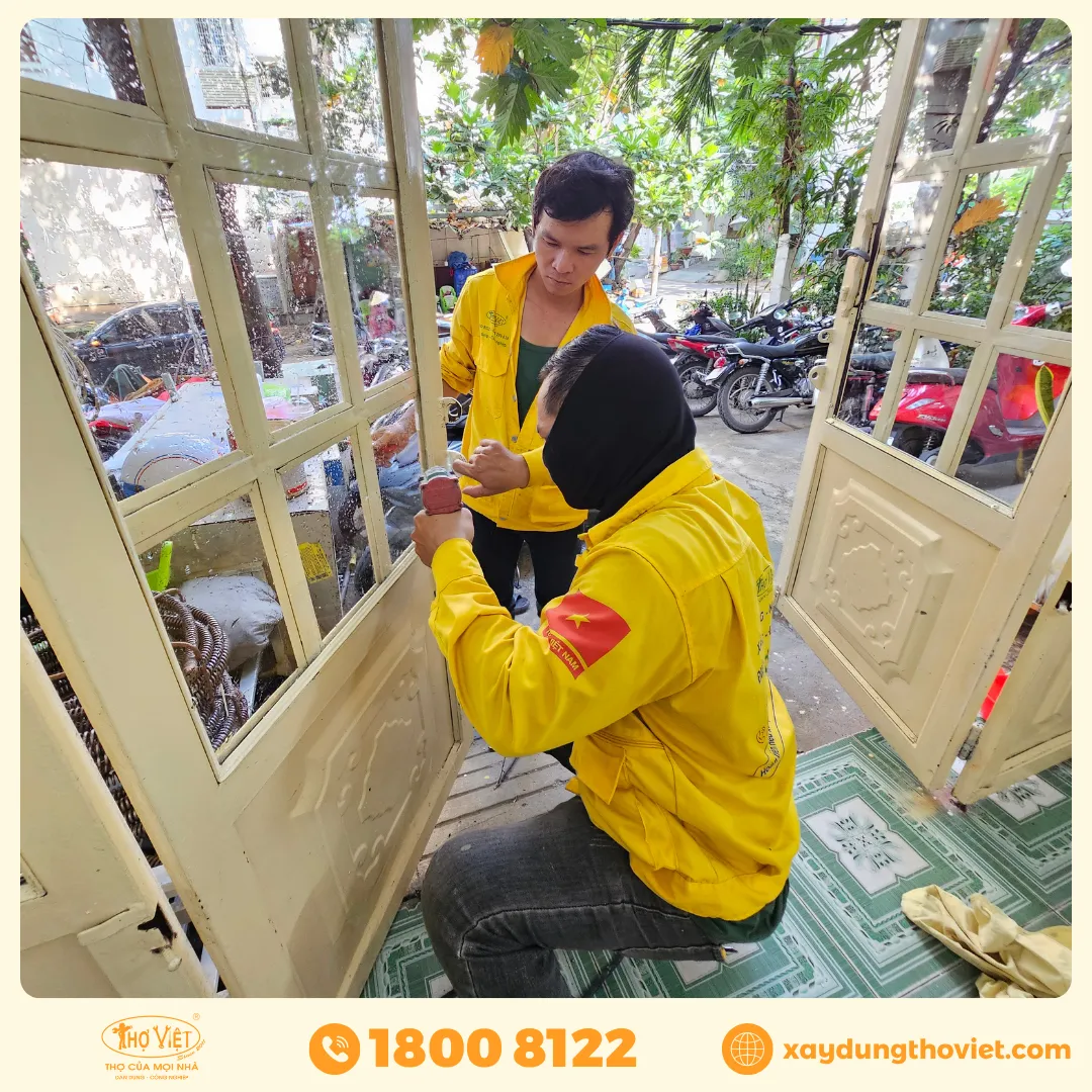 Khu vực Cơ Khí Thợ Việt phục vụ sửa cửa sắt