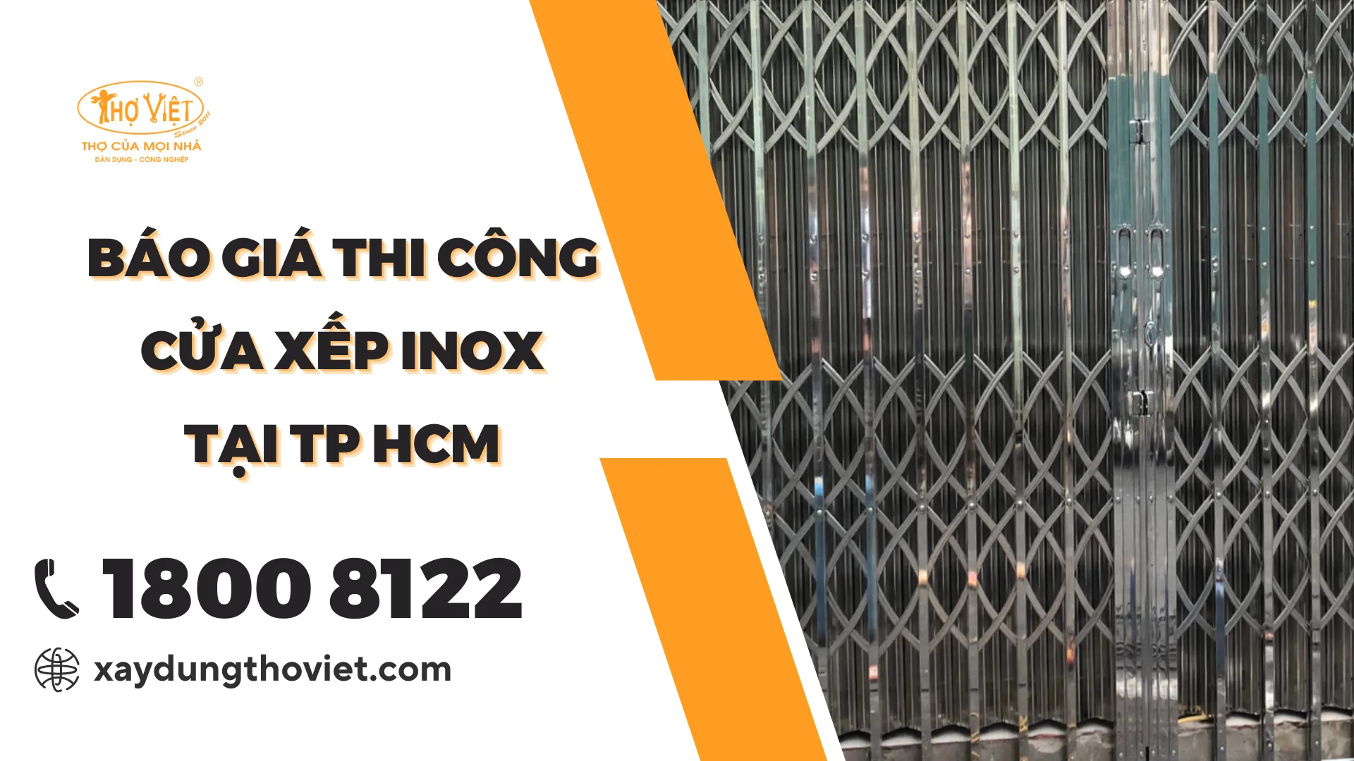 Báo giá cửa xếp inox mới nhất 2025 – Mẫu đẹp, bền, giá xưởng