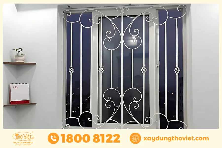 mẫu cửa sổ sắt đẹp hiện đại